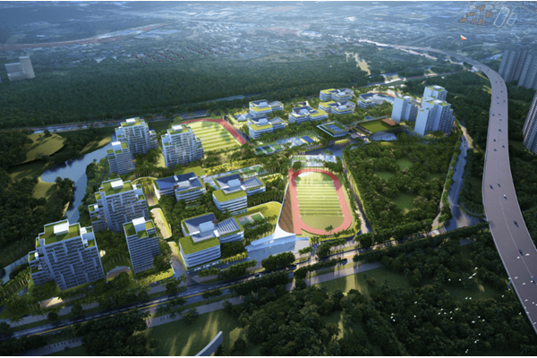 深圳市坪地高中园（建筑面积约29.3万平方米）